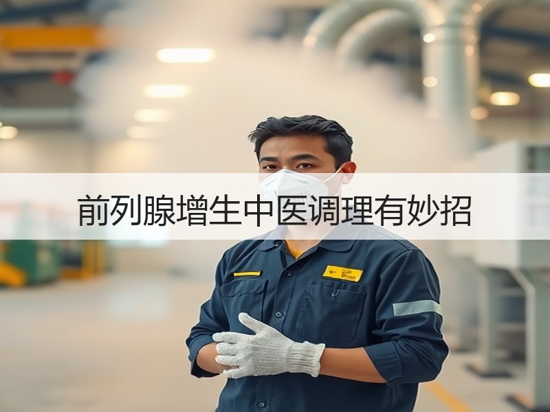 前列腺增生中医调理有妙招