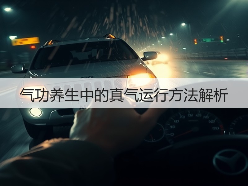 气功养生中的真气运行方法解析
