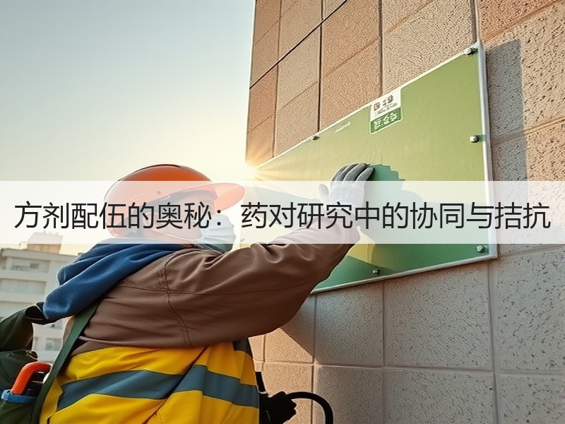 方剂配伍的奥秘：药对研究中的协同与拮抗