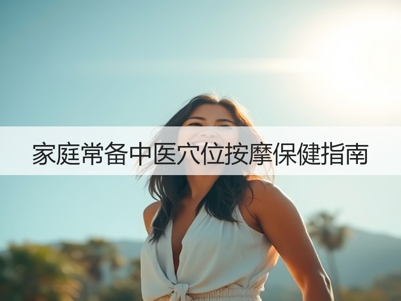 家庭常备中医穴位按摩保健指南