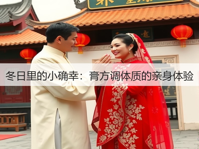冬日里的小确幸：膏方调体质的亲身体验