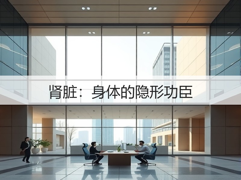 肾脏：身体的隐形功臣