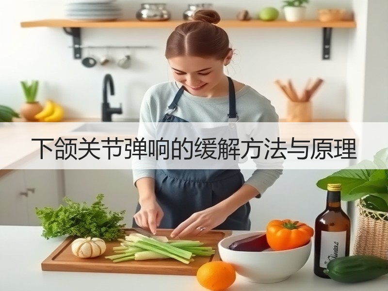 下颌关节弹响的缓解方法与原理