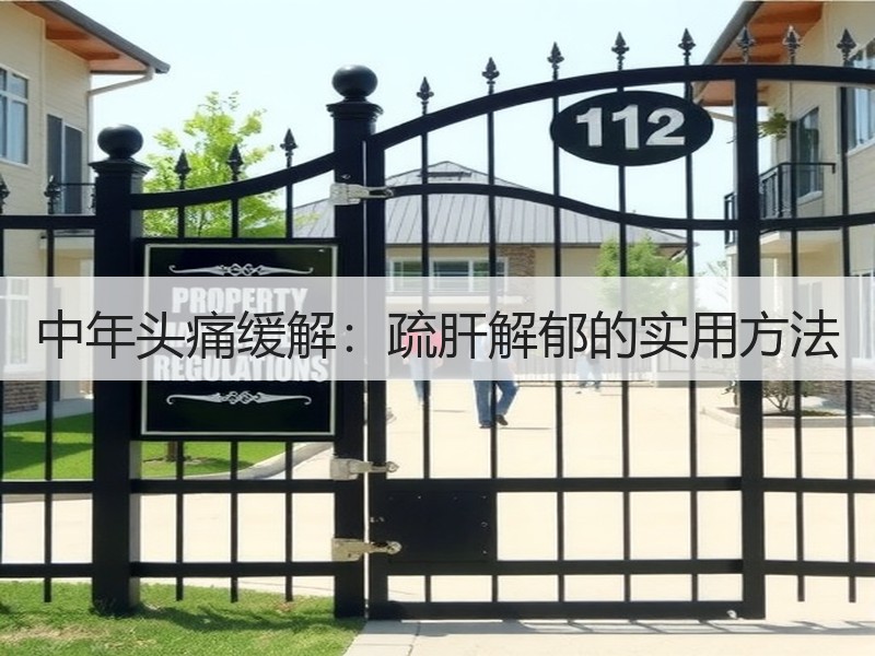 中年头痛缓解：疏肝解郁的实用方法