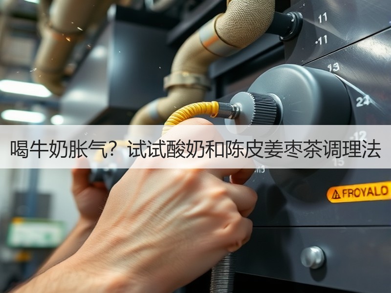 喝牛奶胀气？试试酸奶和陈皮姜枣茶调理法