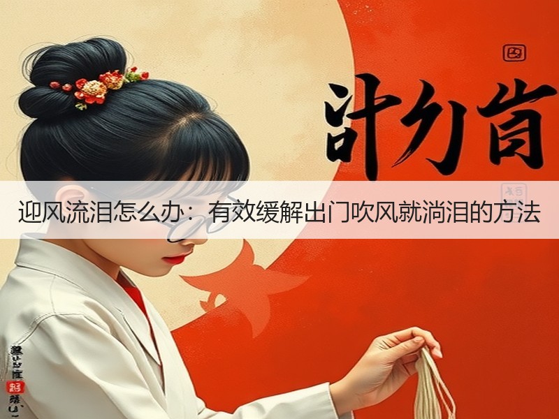 迎风流泪怎么办：有效缓解出门吹风就淌泪的