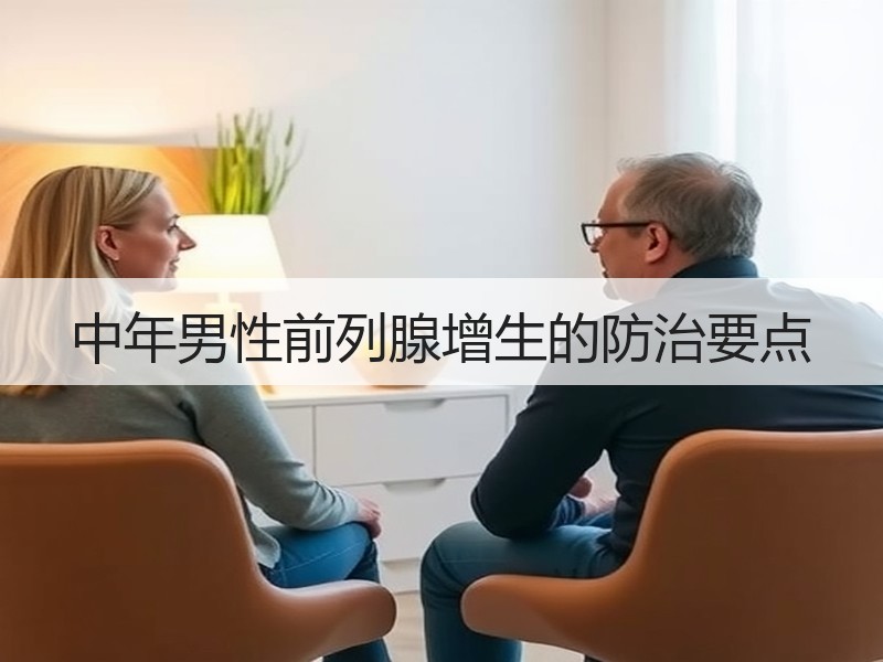 中年男性前列腺增生的防治要点