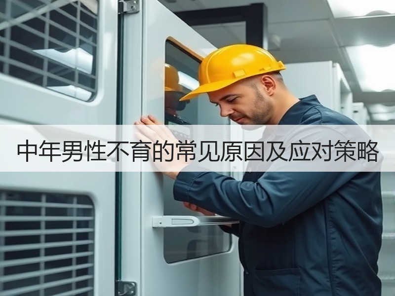 中年男性不育的常见原因及应对策略