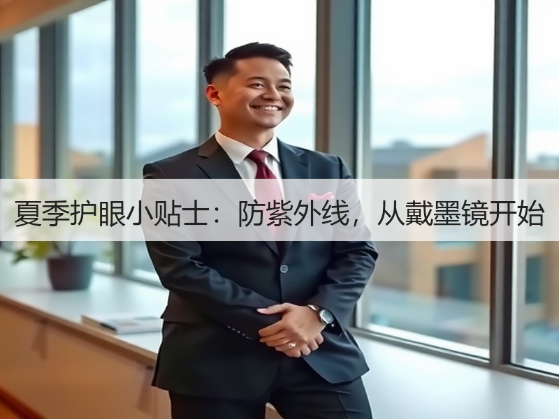 夏季护眼小贴士：防紫外线，从戴墨镜开始