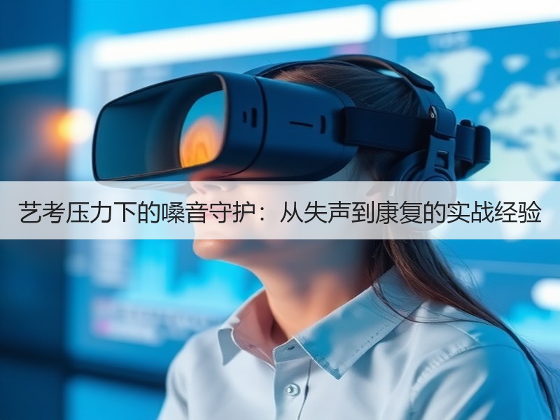 艺考压力下的嗓音守护：从失声到康复的实战