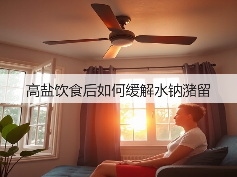 高盐饮食后如何缓解水钠潴留