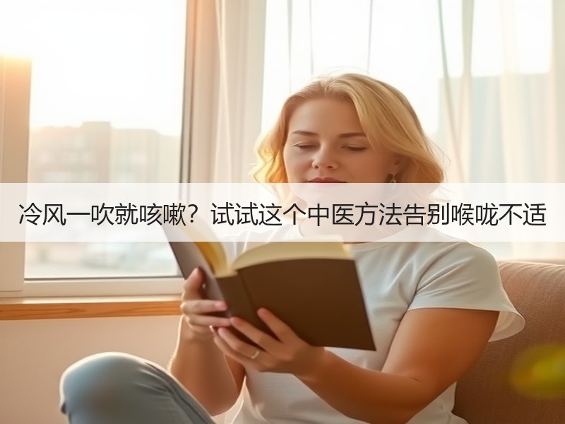 冷风一吹就咳嗽？试试这个中医方法告别喉咙