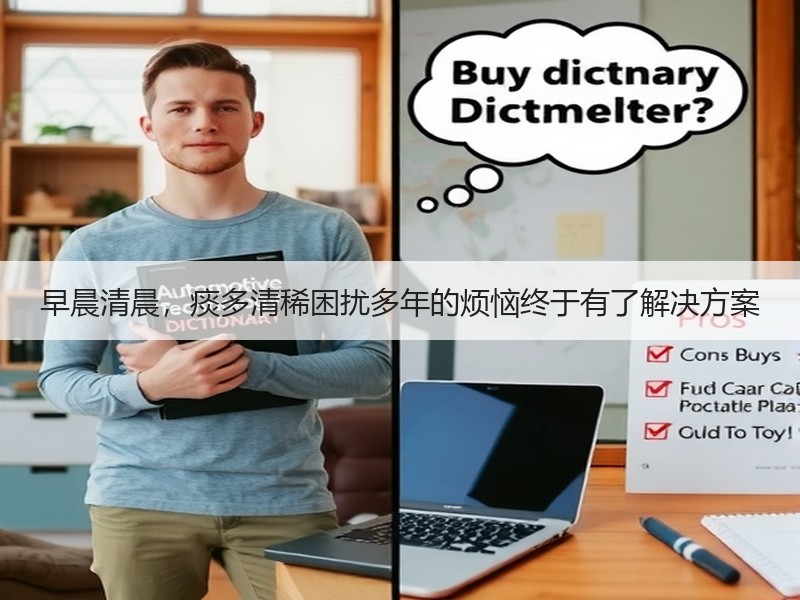 早晨清晨，痰多清稀困扰多年的烦恼终于有了