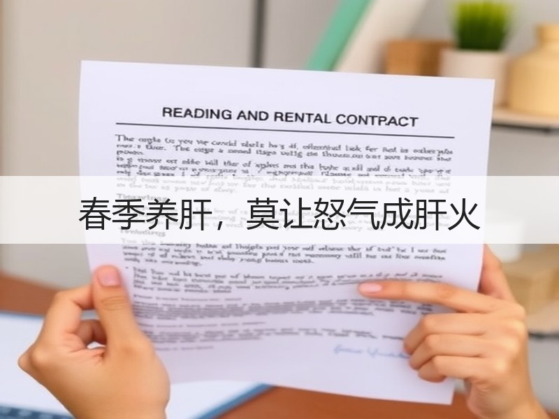 春季养肝，莫让怒气成肝火