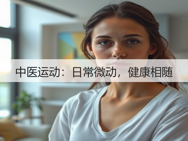 中医运动：日常微动，健康相随