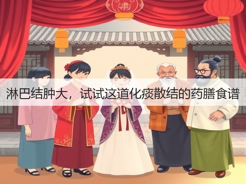 淋巴结肿大，试试这道化痰散结的药膳食谱