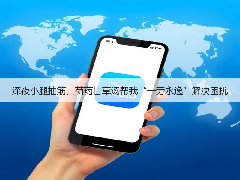 深夜小腿抽筋，芍药甘草汤帮我“一劳永逸”