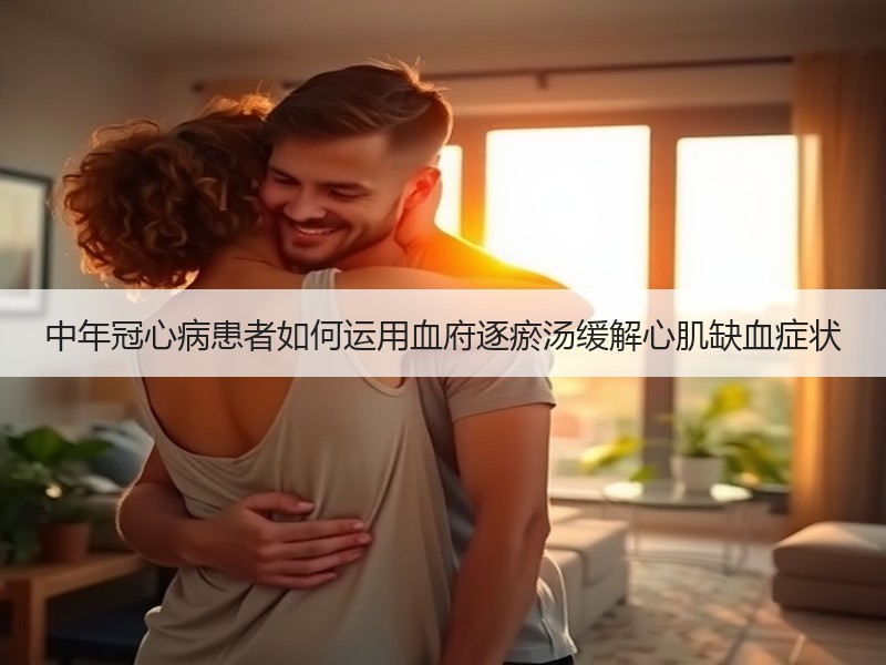 中年冠心病患者如何运用血府逐瘀汤缓解心肌
