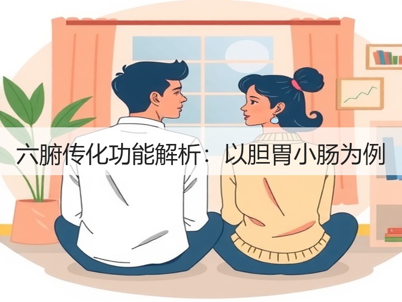 六腑传化功能解析：以胆胃小肠为例