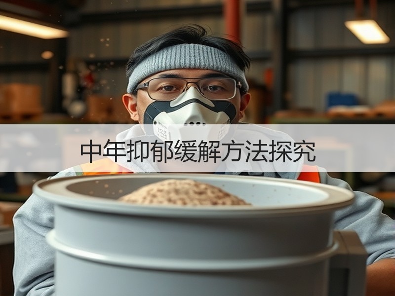 中年抑郁缓解方法探究
