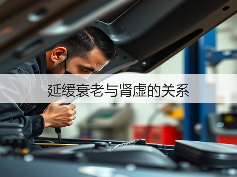 延缓衰老与肾虚的关系