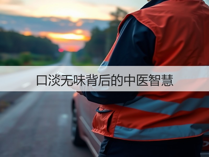 口淡无味背后的中医智慧