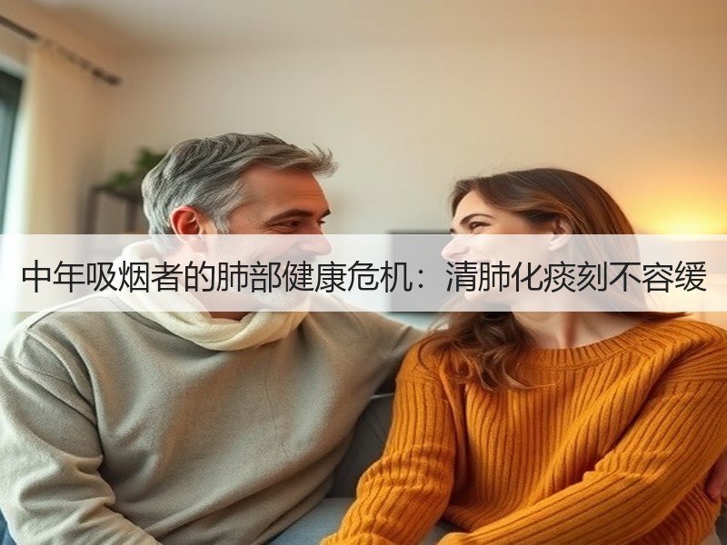中年吸烟者的肺部健康危机：清肺化痰刻不容