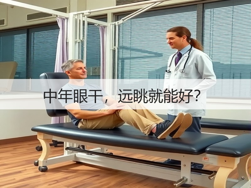 中年眼干，远眺就能好？