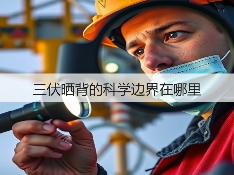 三伏晒背的科学边界在哪里