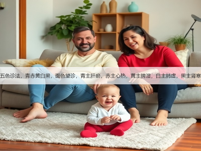五色诊法，青赤黄白黑，面色望诊，青主肝瘀