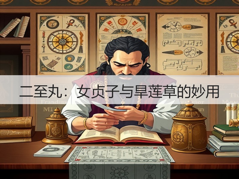 二至丸：女贞子与旱莲草的妙用