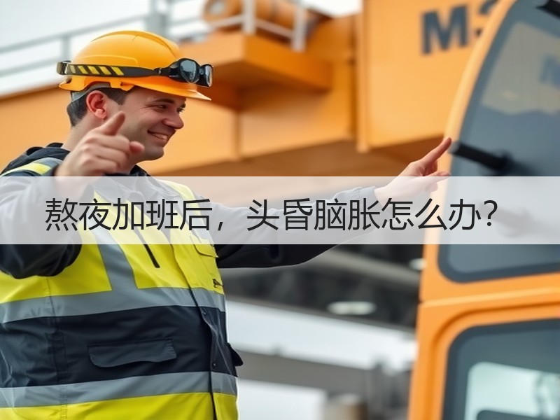 熬夜加班后，头昏脑胀怎么办？