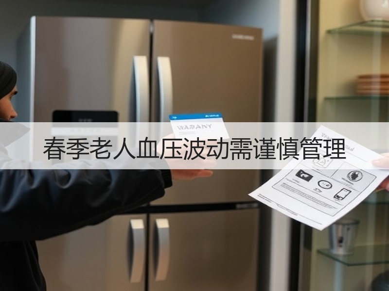 春季老人血压波动需谨慎管理
