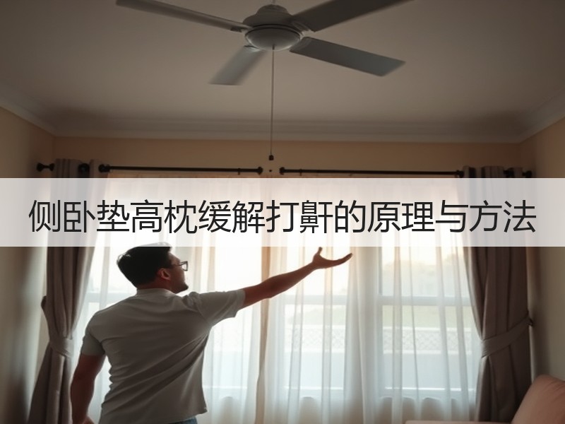 侧卧垫高枕缓解打鼾的原理与方法