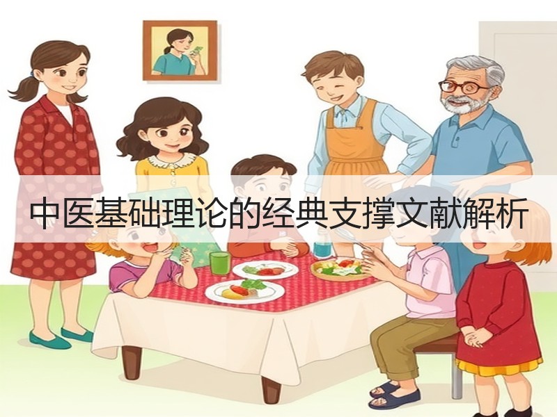 中医基础理论的经典支撑文献解析
