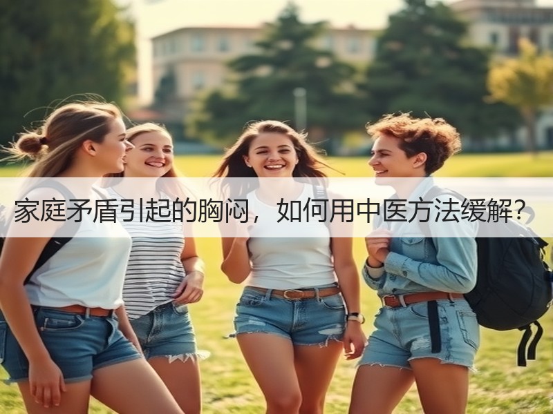 家庭矛盾引起的胸闷，如何用中医方法缓解？